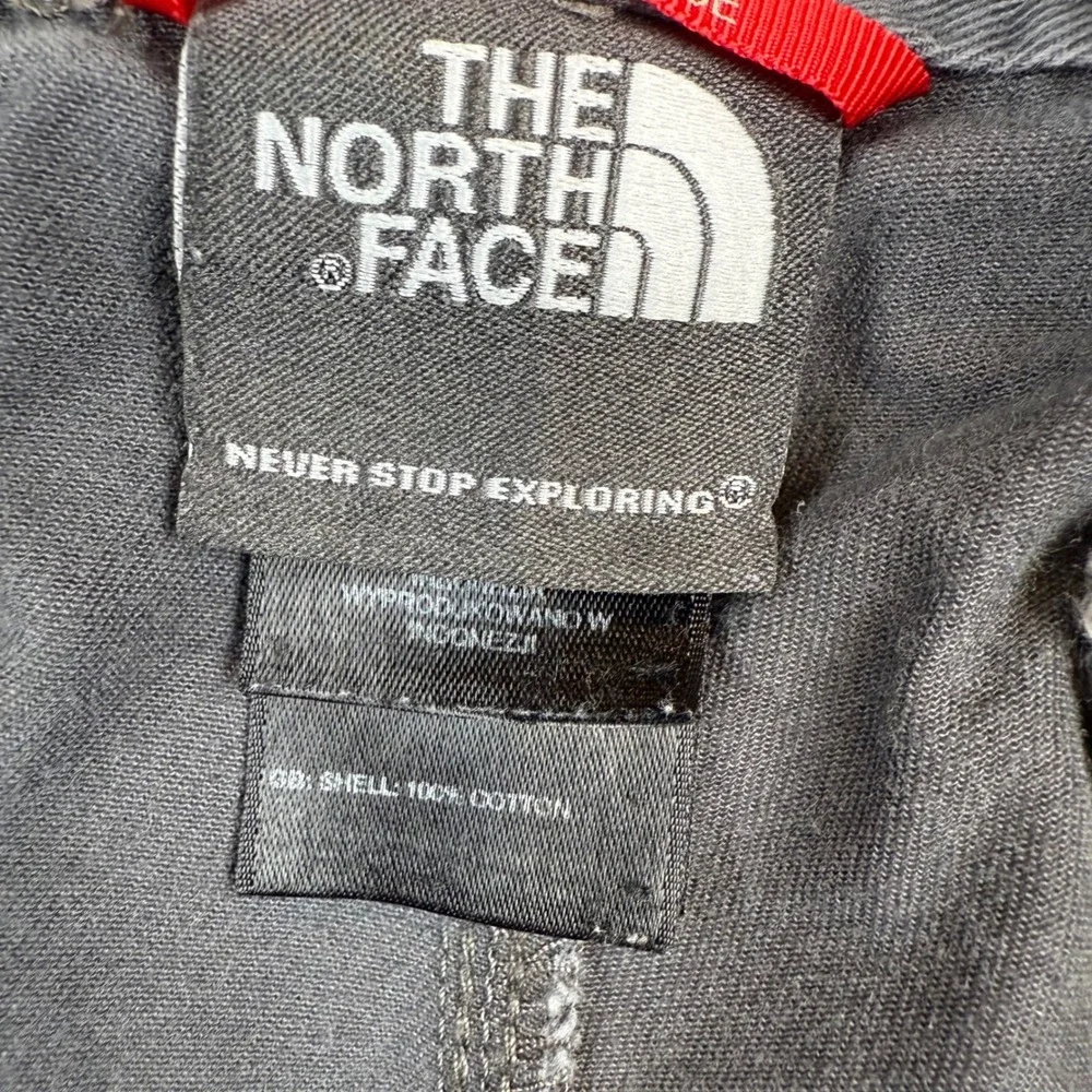 The North Face Mens Gray Cotton Chino Shorts Size 34 Long Hiking‎ Casual Outdoor
